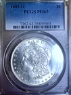 1885 O MORGAN DOLLAR  PCGS CH BU VAM 25 A  BEAUTIFUL COIN