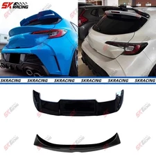 ABS Glossy Black Rear Spoiler Roof Wing Fits For Toyota Corolla Hatchback 19-25 