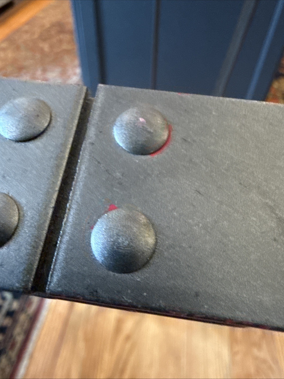 Eclume Pot Rack Rectangle Ceiling Pot Rack with Hooks Steel 30” x 18”