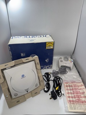 Sega Dreamcast Konsole Boxed PAL Top Zustand Getestet Komplett.