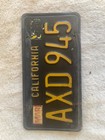 Vintage California Black License Plates 1963- Used — photo 2