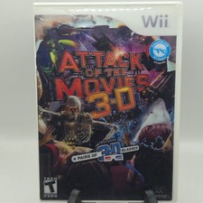 Attack of the Movies 3D | Nintendo Wii - 2010 | Tested [CIB, 3D Glasses]