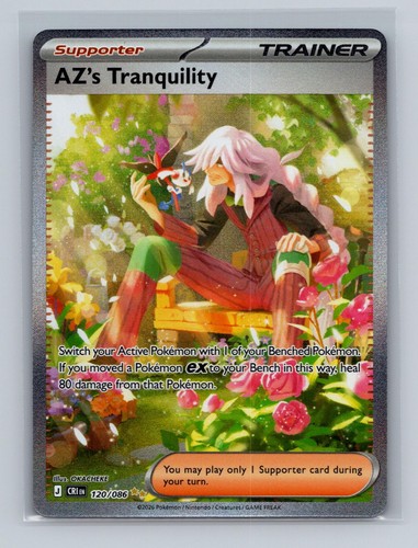 AZ's Tranquility 120/086 Holo Special Illustration Rare Chaos Rising Pokemon NM1 - Bild 1 von 2
