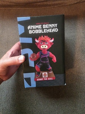 New Benny The Bull Anime Bobblehead From Windy City Bulls' 1/2/2026 Game v Magic