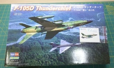 HobbyBoss 1/48 Scale F-105D Thunderchief with Quinta Studios Interior Set 80332