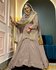 Ready Made Anarkali Gown Indian Salwar Kameez Pakistani Suit Wedding Party Wear