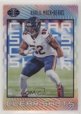 2019 Panini Illusions Clear Shots Blue 182/299 Khalil Mack #CS-KM 0d4
