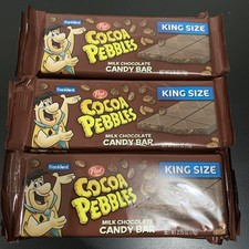 18 Cocoa Pebbles Milk Chocolate Candy Bar King Size 2.75oz