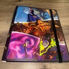 Disney Lorcana Villians 9 Pocket Binder Portfolio Costco Promo Holds 252 Cards