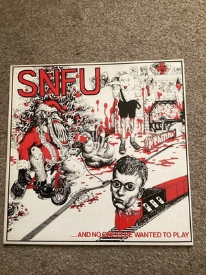 SNFU  . And No One Else Wanted To Play Vinyl LP W Insert  First Pressing 1985