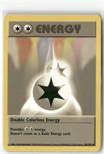 Pokemon Doppelte Farblose Energie 124/130 Spezialenergie Base Set 2 Uncommon