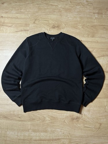 Belstaff Jumper Mens Black Jefferson Logo Crewneck Pullover Sweatshirt Size L