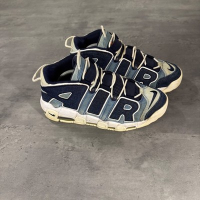 Nike Air More Uptempo 96 Mens 10 Blue Denim White Obsidian CJ6125-100 Basketball