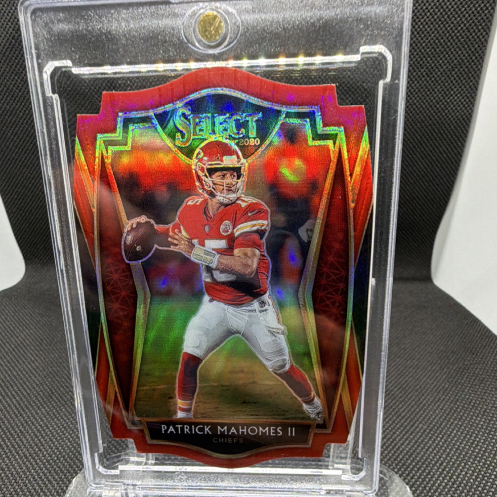 2020 Panini Select Red Prizm Die-Cut Patrick Mahomes II Premier Chiefs #130