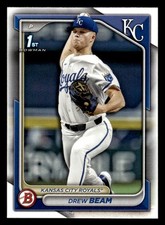 2024 Bowman Draft #BD-75 Drew Beam Card Kansas City Royals