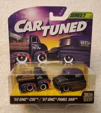 Car Tuned 2-Pack, 1950 GMC COE 1957 GMC PANEL VAN, Dead Sleds, Series 7