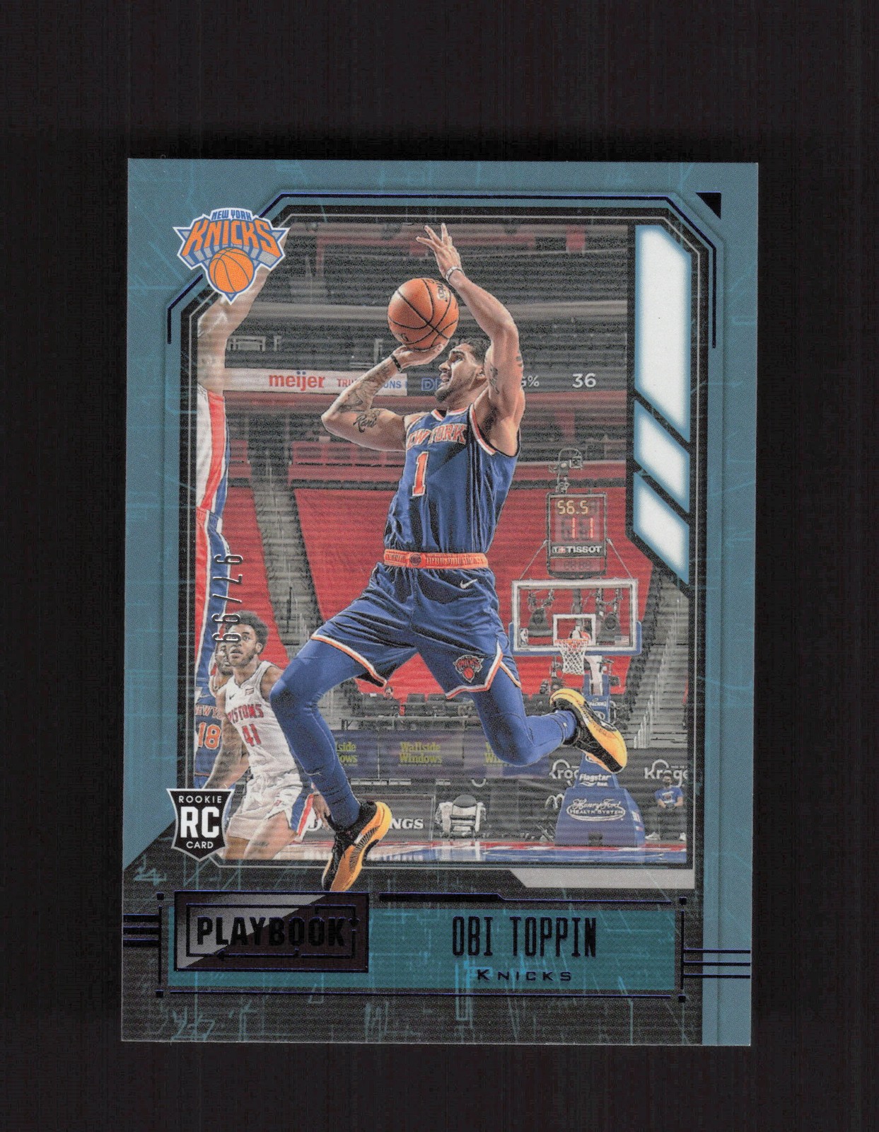 2020-21 Panini Chronicles #177 Obi Toppin Blue #/99 RC