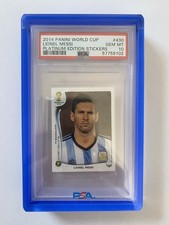 PSA 10 Lionel Messi Panini Platinum Edition S...