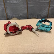 Power Tools Drill Saws Red Teal Silver Black  Garage Tool 4"
