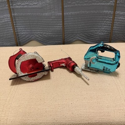 Power Tools Drill Saws Red Teal Silver Black  Garage Tool 4''