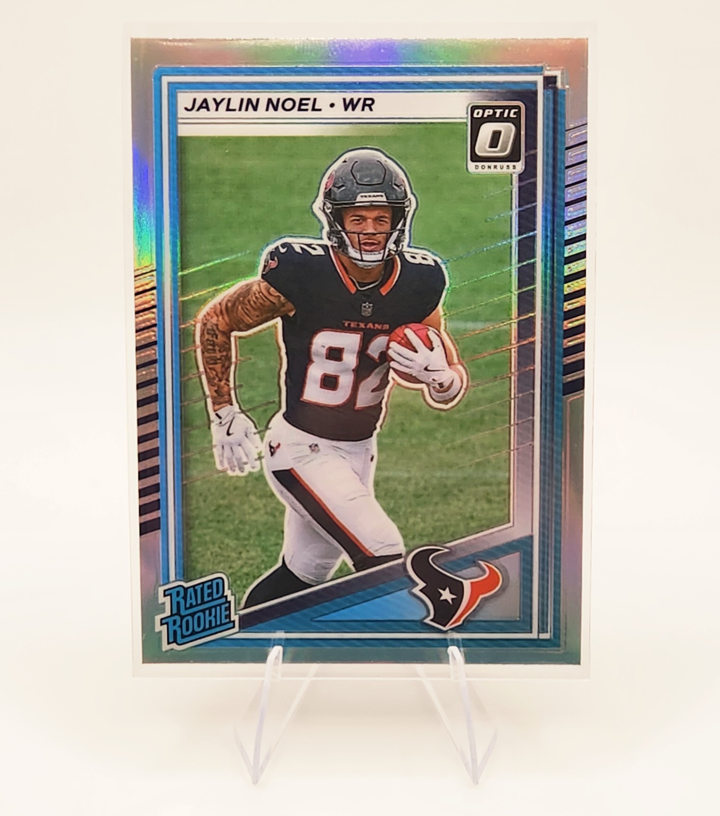 2025 Donruss Optic Preview Rookie Silver Holo Prizm #324 Jaylin Noel ( RC )