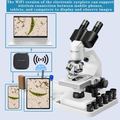omg Scope B120C 40x-2500x LED Lab Binocular Compound Microscope