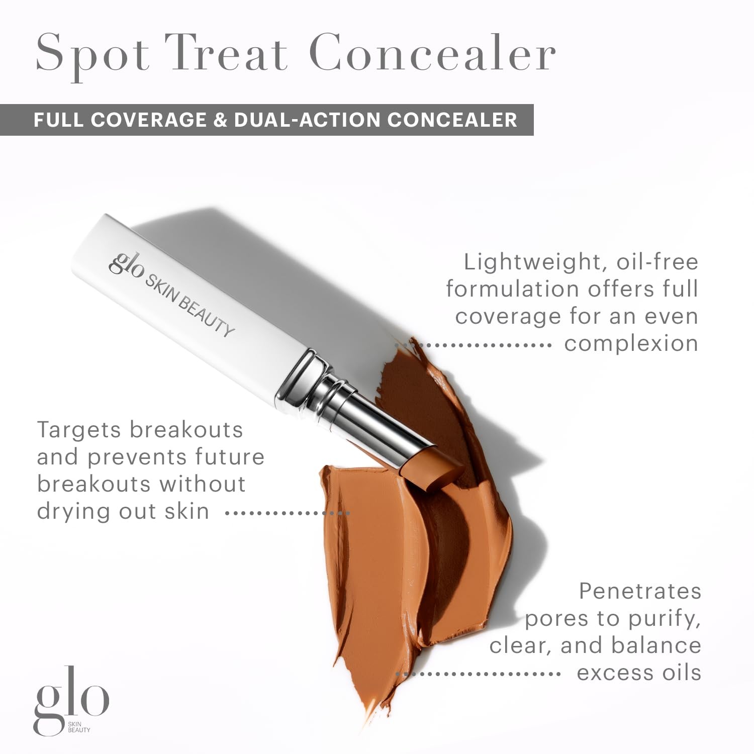 Glo Skin Beauty Spot Treat Concealer, Deep - Salicylic Acid, Longwearing