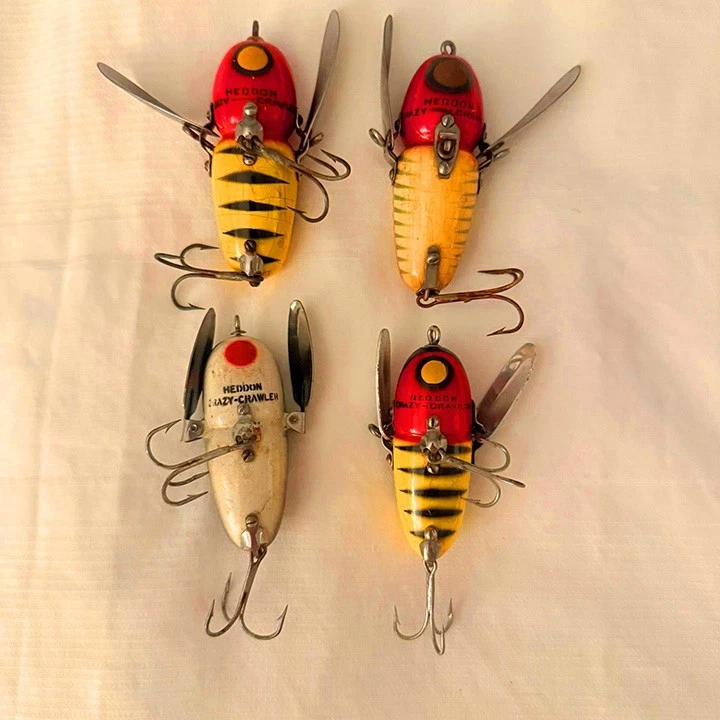 Heddon-Gamby-VINTAGE-RARO-Colección Señuelo de Pesca Años 50 Foto 2 de 4