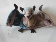 TY Beanie Baby / Babies BATTY the Tie-dye Bat Rare &  RETIRED MWMT