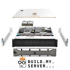 Dell PowerEdge R730xd 24-Bay Media Server 2.40Ghz 16-Core 192GB RAM Rails