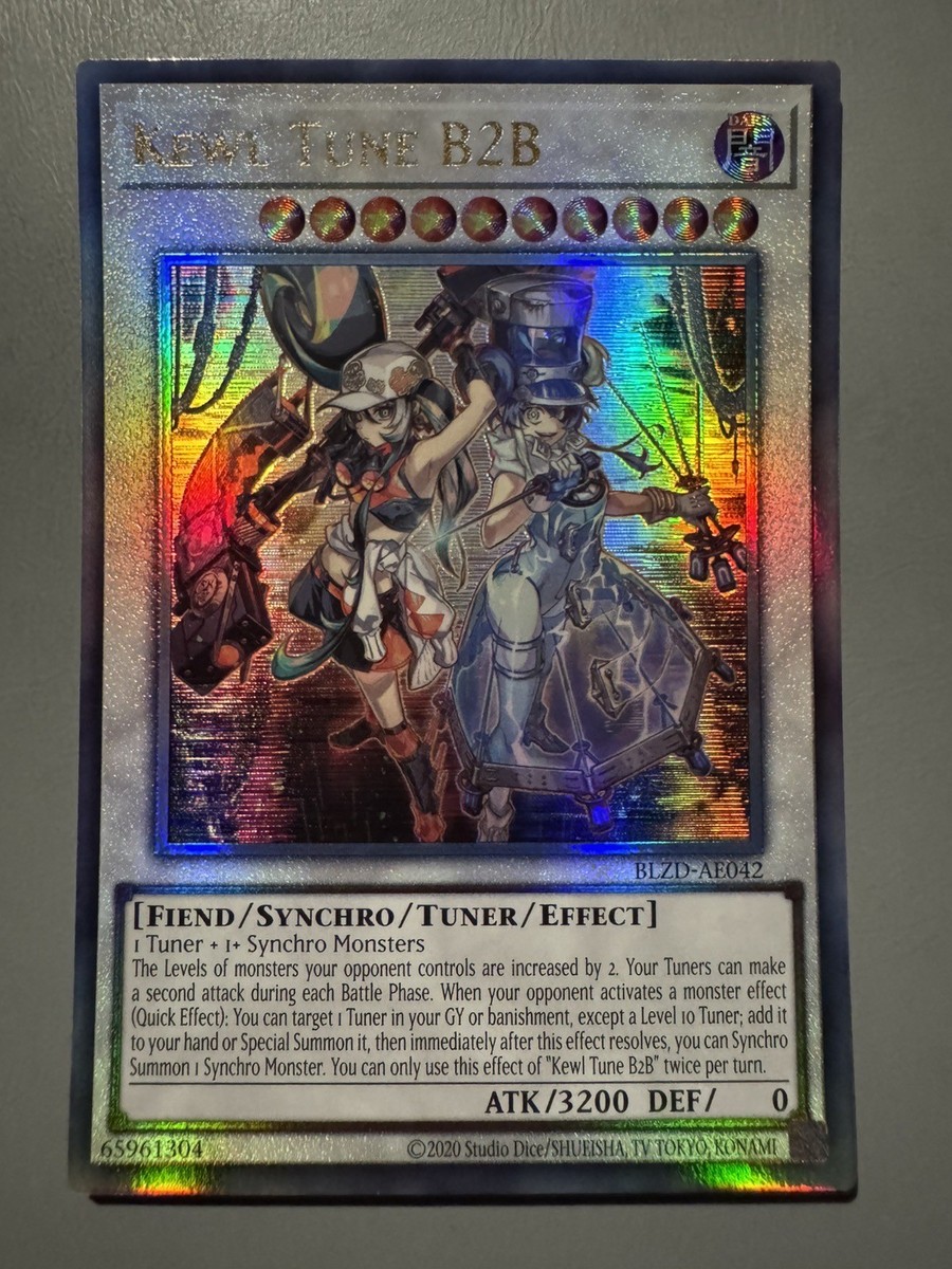YUGIOH KEWL TUNE B2B (SYNCHRO) ASIA ENGLISH BLZD-AE042 ULTIMATE
