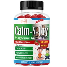 Magnesium Calm Gummies for Kids & Teens | Relaxation & Sleep Support | 60 Ct