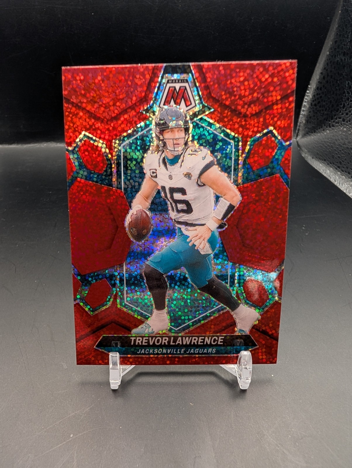 2024 Panini Mosaic TREVOR LAWRENCE #99 Red Sparkle Prizm Jacksonville Jaguars