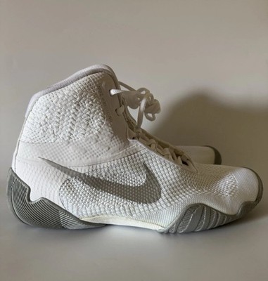 Nike Tawa Flyknit Wrestling Shoes White Silver CI2952-100 Men’s Sizes Amazon.com | Nike Tawa Men main image 4