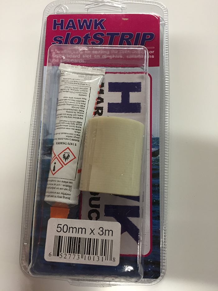Hawk Slot Gasket Strip 50mm x 3m with Thixofix