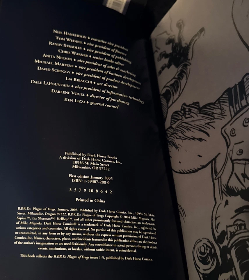 BPRD TPBs - Hellboy BPRD Plague of Frogs 1ª edición 2005 y King of Fear 1ª edición 2010 Foto 3 de 4