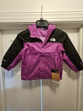 THE NORTH FACE Kids Antora Rain Jacket in Purple Catus Flower Kids Sz 4T NEW