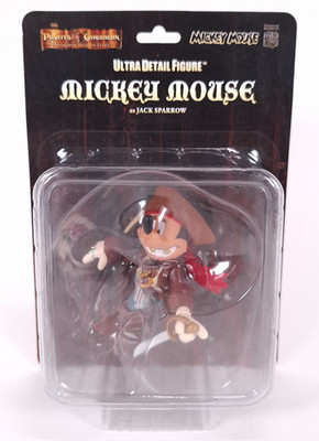 Mickey Mouse als Jack Sparrow 3,25'' Fluch der Karibik #150 Figur versiegelt - Neu