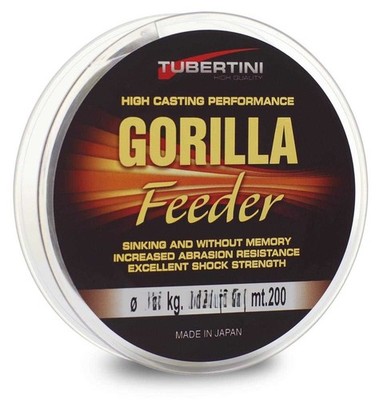 Tubertini Gorilla Feeder SINKING Schnur 200m 0,16 bis 0,35mm  Angelschur FTM