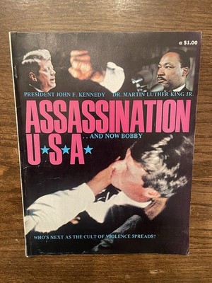 Assassination USA Magazine JFK MLK RFK Bobby Kennedy Vintage 1968 Historical
