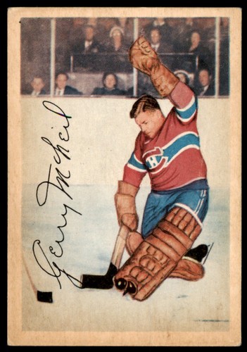 Gerry McNeil #25 1953 Parkhurst card