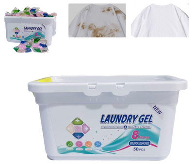 5-in-1 Laundry Pods,50 Count Laundry Gel,High Efficiency Hygienic Clean