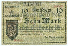 ✦ELBERFELD 1918: "Miasto Elberfeld ✷ Bergisch-Märkische Bank", 10 marek NOTGELD