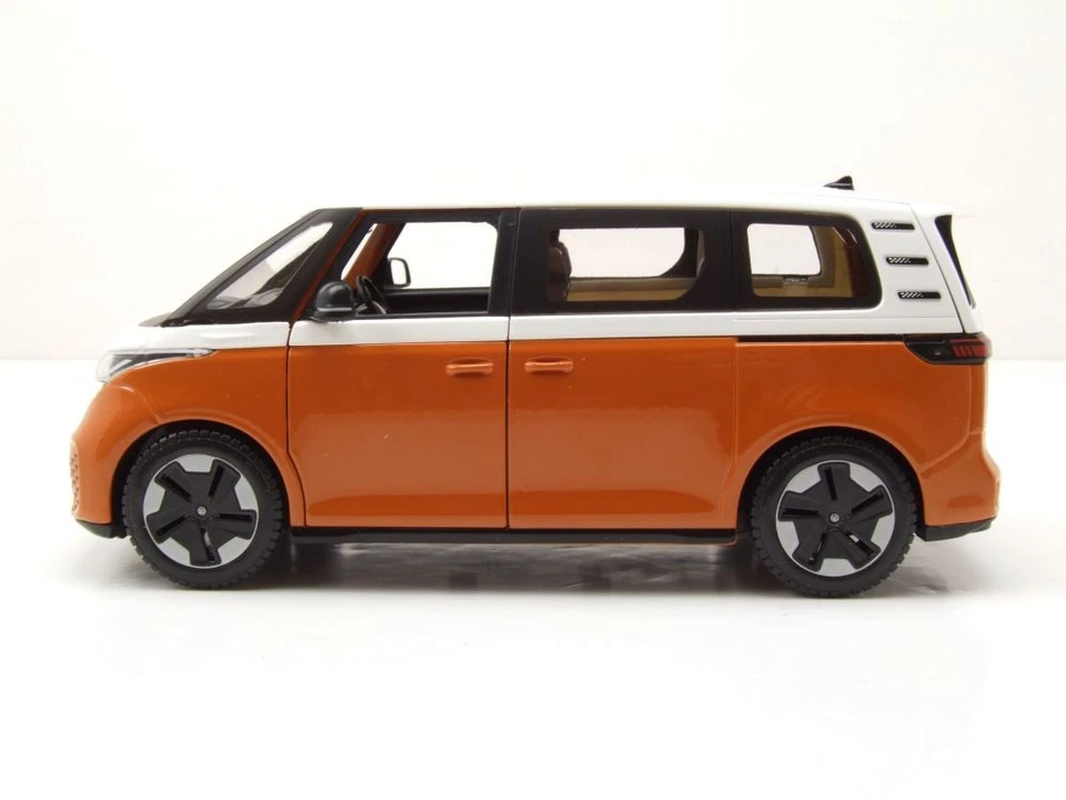 VW ID. Buzz 2023 Bianco Arancione Modellino 1:25 Maisto - Immagine 3 di 4