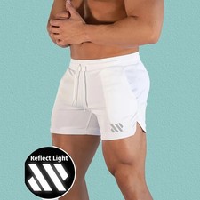 Men's Sports Training Running Bodybuilding Workout Fitness Shorts Gym Pants Work