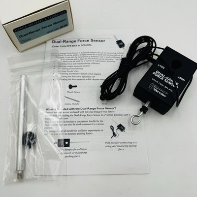 Vernier Dual Range Force Sensor DFS BTA Physics Lab Sensor Open Box New