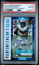 2017 Panini Donruss Dominator Demarco Murray #11 Autograph 05/24 PSA 8