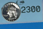 1964 PROOF 25C WASHINGTON SILVER QUARTER EARLY US TYPE COIN RAW-2300