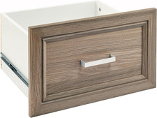 Shaker Style Drawer Accessory for 16" Units - Natural Gray/Satin Nickel
