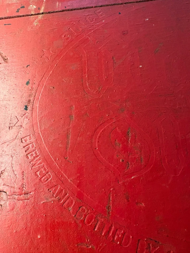 Vintage Original MARATHON BREWING CO WOODEN BEER CASE/BOX-Marathon Super Fine - Image 3 of 4